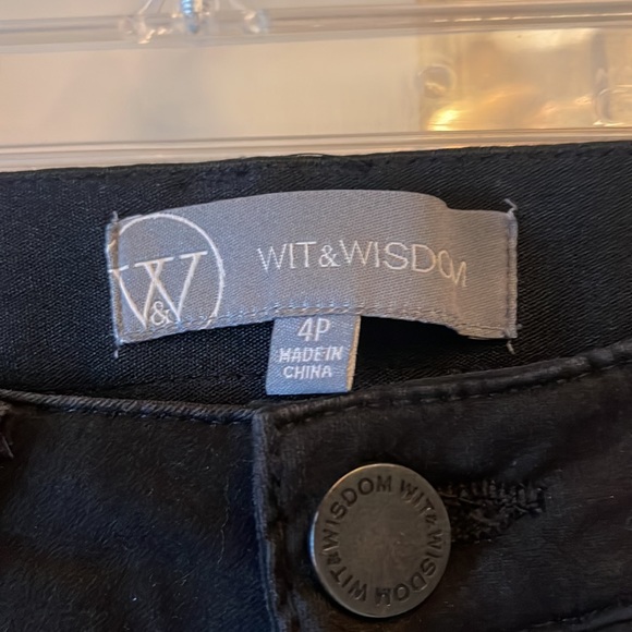 Wit and Wisdom Black Skinny Jeans - Picture 4 of 5